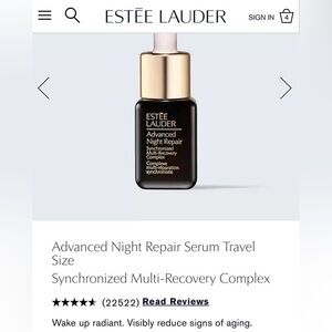 Estee Lauder Advanced Night Repair Serum - Black & Gold 7ML